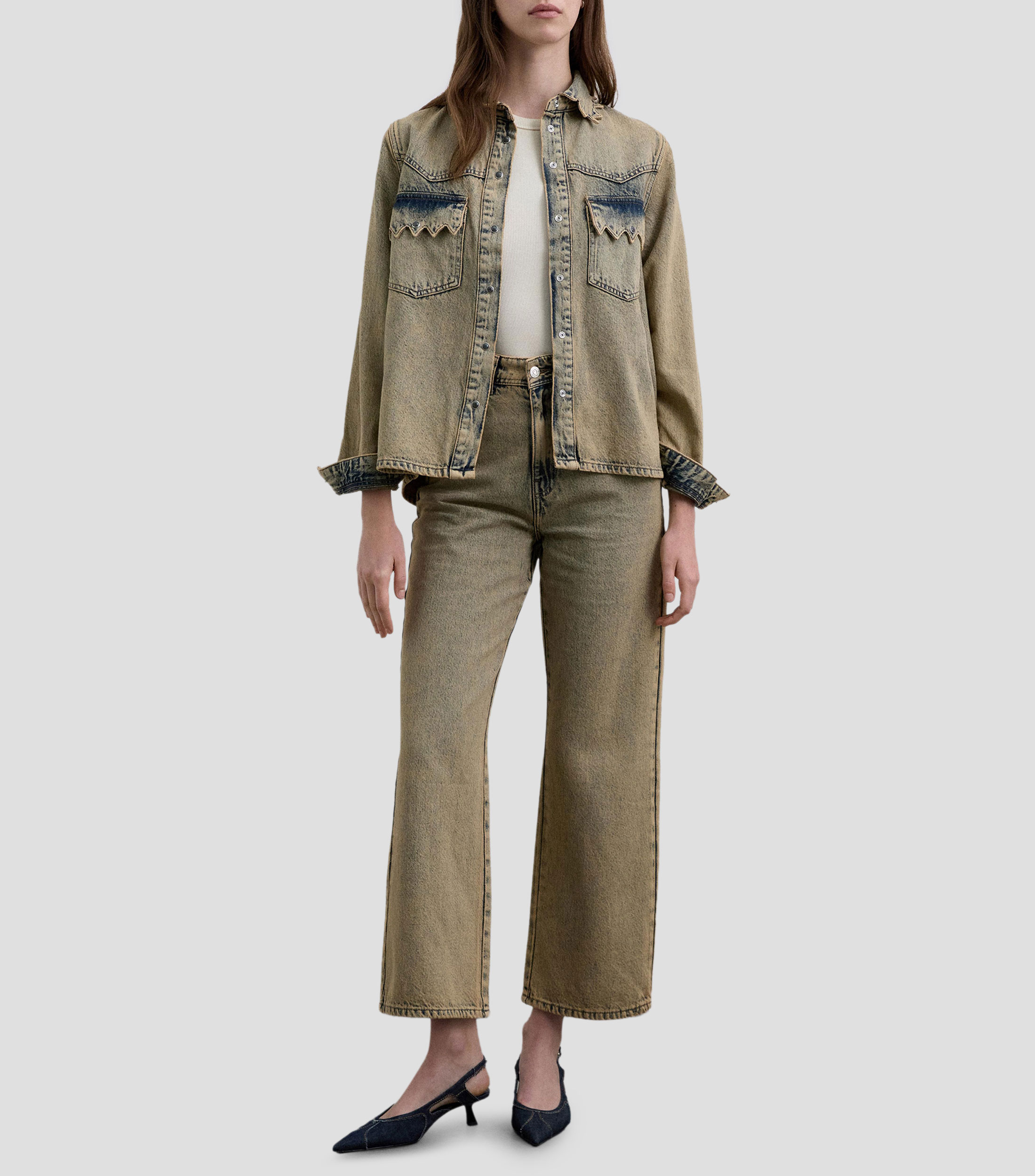 Jeans recto Mujer